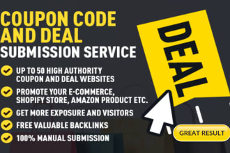 manually submit coupon code up to 150 coupon submission site