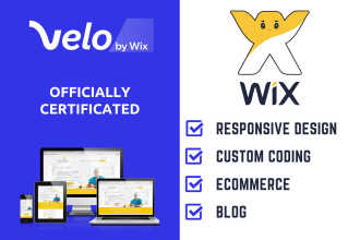 customize your wix site with wix code, velo, custom velo features and database