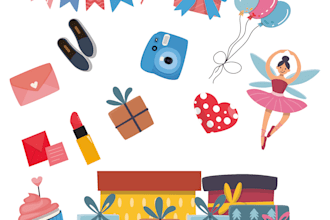 design custom and unique hand drawn illustrative icon set