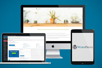 create or design your wordpress website, portfolio, blog site, eco site