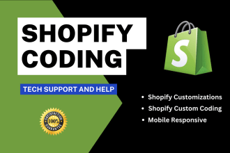 shopify theme customization and shopify custom coding