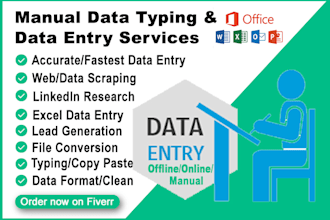 do manual data entry, typing jobs, and web research
