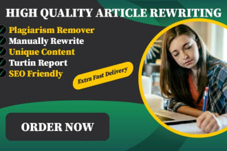 manually paraphrase, rewrite, or proofread your content