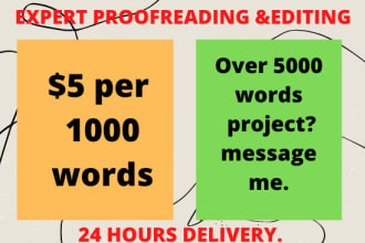 provide expert proofreading and copy editing services