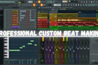 make a custom rnb, hiphop, trap, afropop beat for you