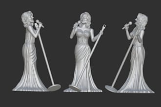 design and sculpt 3d models for 3d printing