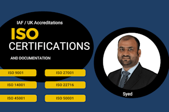 provide iso consultancy and iso certification