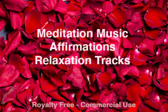 create a guitar or synth ambient meditation track