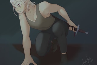 create custom art of you or any character
