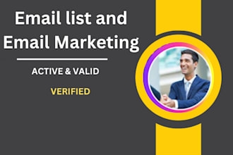 provide  targeted niche email list for email marketing