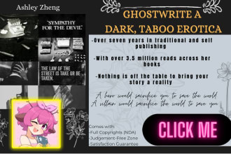 ghostwrite a dark, taboo mafia erotica romance story