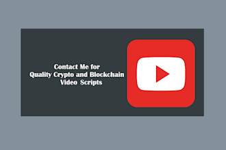 write quality video scripts about crypto and blockchain