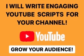 be your youtube script writer and write engaging content