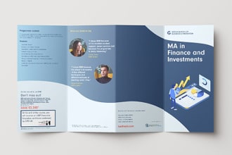 create a professional business leaflet