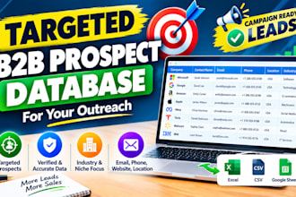 build a targeted b2b prospect list for your outreach