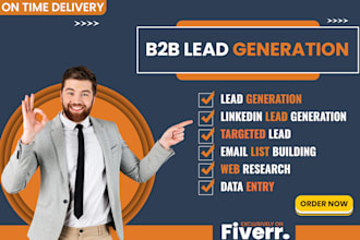 do b2b linkedin lead generation and targeted email list