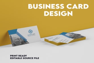 design professional business card for your company