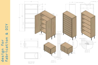 draw and model your furniture and woodworking projects