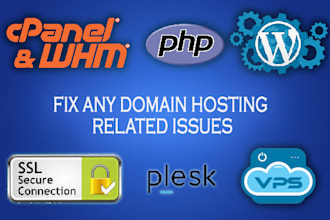 setup fix migrate cpanel, whm vps plesk dns server mail issues
