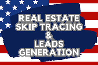 do real estate skip tracing and lead generation
