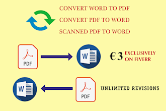 do word to PDF and PDF to word