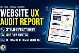conduct a UX audit of your website and provide feedback