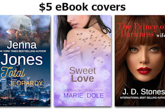 design a professional eye catching ebook or kindle cover