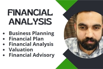 do a financial plan, analysis, valuation, and business plan