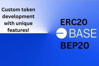 create your trending base token , bep20 token and erc20