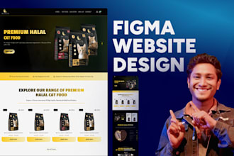 do figma website design, website ui ux redesign, landing page design, web ui ux