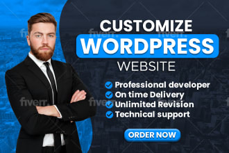 customize redesign develop your wordpress website themeforest theme