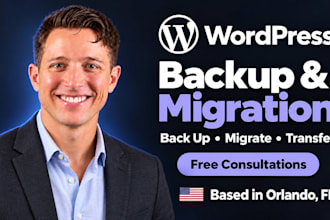 backup, migrate, or transfer your wordpress website