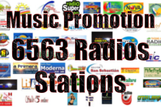 send your music to 6563 radio stations