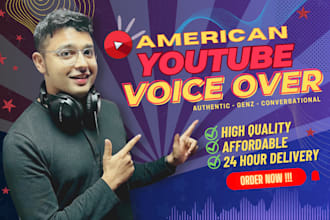 voice your youtube channel in english, today