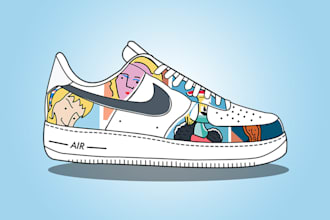 design you a minimalist illustration