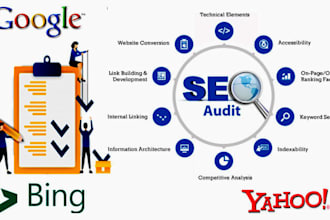 do expert SEO audit and link building with on page tasks
