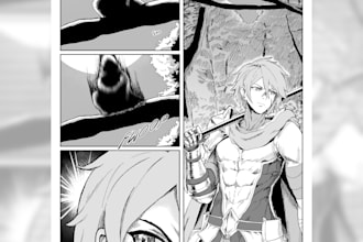 draw manga of your story or idea