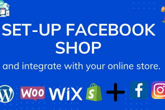 create facebook business page and setup shop ig or google