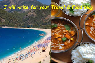 write for your travel or food blog post