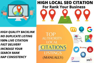 manually submit your business to top local directories