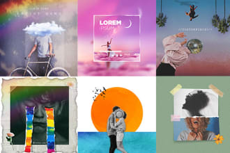 design music album cover design very unique