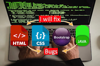 fix html,css,bootstrap and responsive issues