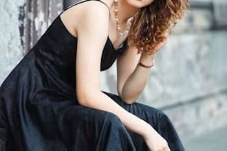 photograph your product with a beautiful model