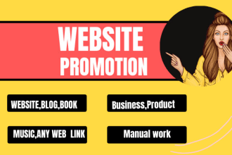 promote  website,business,amazon, product or any any link