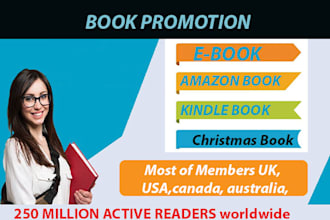 promote  your book to  USA targeted audience by social media