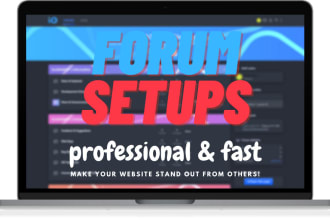 setup a forum for you