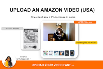 upload a video to your amazon listing to boost conversions