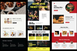 design landing page or homepage in figma canva or adobe xd