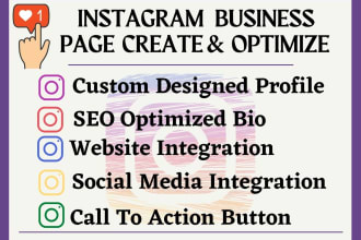 set up your business page for facebook or instagram
