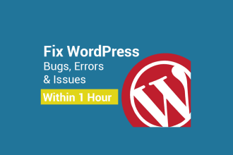 fix wordpress issues and error in your wordpress website